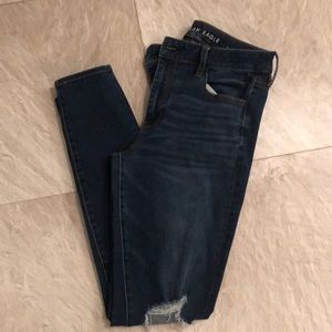 American Eagle Size 10 Long Hi-Rise Jegging